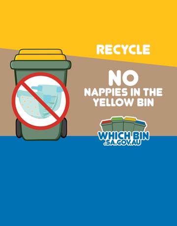 A Nappy in the recycle bin doesn't make anyone happy! 